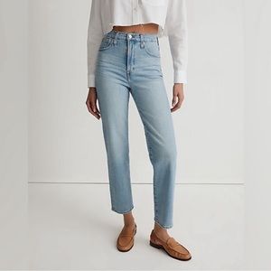 Madewell || Tall Perfect Vintage Straight Jean in Cliffview Wash Light 29T 29